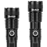 lanterna 10w 1000 lm ip65 acumulator 26650 rebel