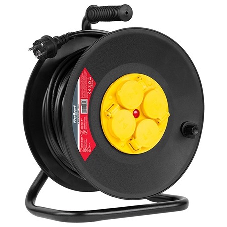 prelungitor tambur 4 prize 50m ip44 rebel