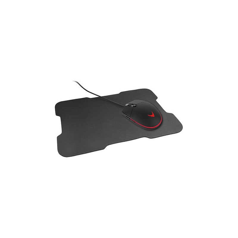 set mouse gaming 3200dpi + mousepad