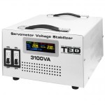 Stabilizator tensiune 3100VA 1.8W ServoMotor, TED