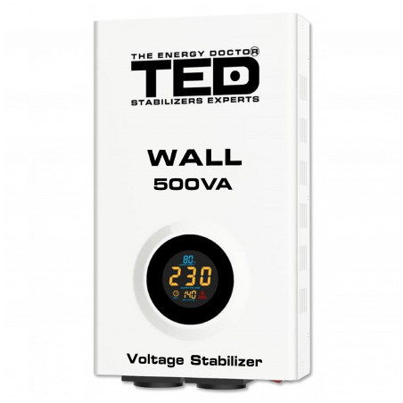 Stabilizator tensiune 500VA 300W AVR WALL, TED
