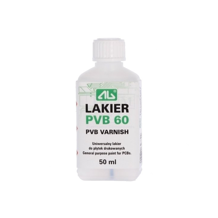 Materiale pentru producerea pcb, Lac transparent pentru cablaje, lichid 50ml, Temp: -50÷150°C -1, dioda.ro