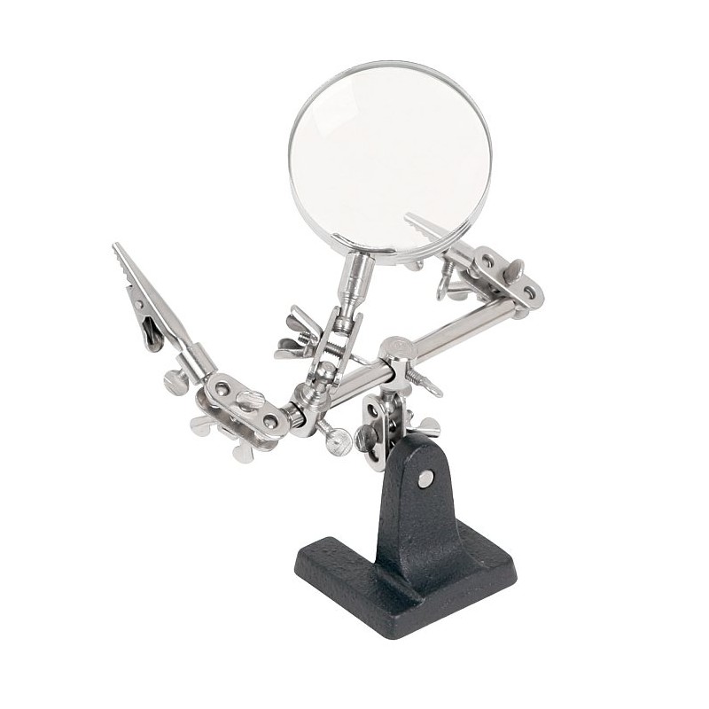 suport placa circuit imprimat cu lupamarire de 2x