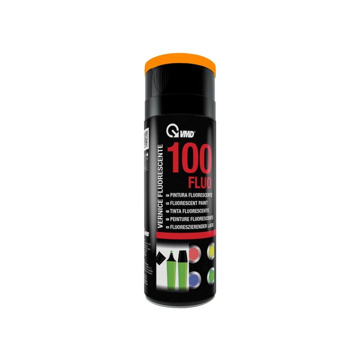 vopsea spray fluorescenta - 400 ml - portocalie - vmd italy