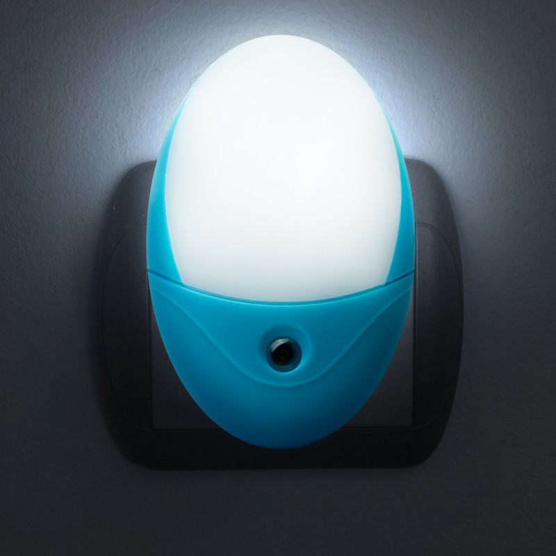 lumina de veghe cu senzor - 240 v - albastru