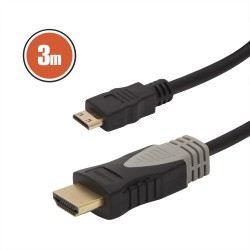 cablu mini hdmi • 3 mcu conectoare placate cu aur