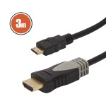 cablu mini hdmi • 3 mcu conectoare placate cu aur