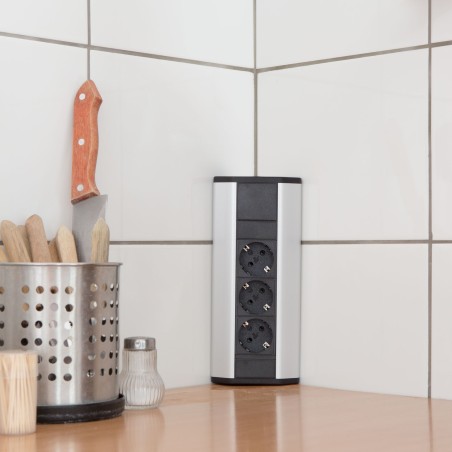 bloc multipriza de colt 3 x 250v, 16a