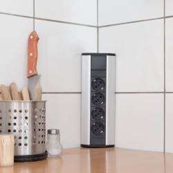 bloc multipriza de colt 4 x 250v, 16a