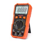 multimetru digital maxwell mx 25223 cu tester baterie, masurare temperatura + functie lumina de lucru