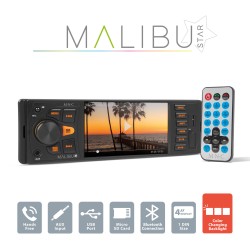 unitate principala multimedia ,,malibu star" - 1 din - 4 x 50 w - bt - mp3 - aux - sd - usb