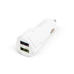 adaptor bricheta 2 x usb - alb