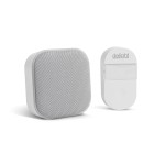 sonerie wireless 2 in 1 si lumina de noapte - kinetic - alb