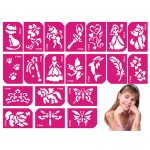 set sabloane tatuaje - pentru fete - 21 buc