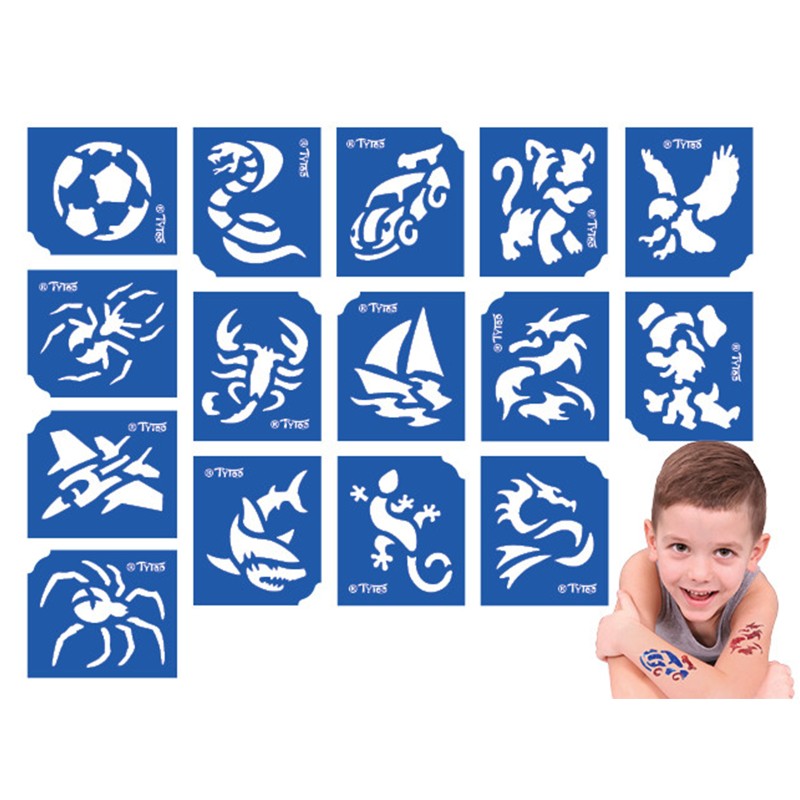 set sabloane tatuaje - pentru baieti - 15 buc set sabloane tatuaje - pentru baieti - 15 buc