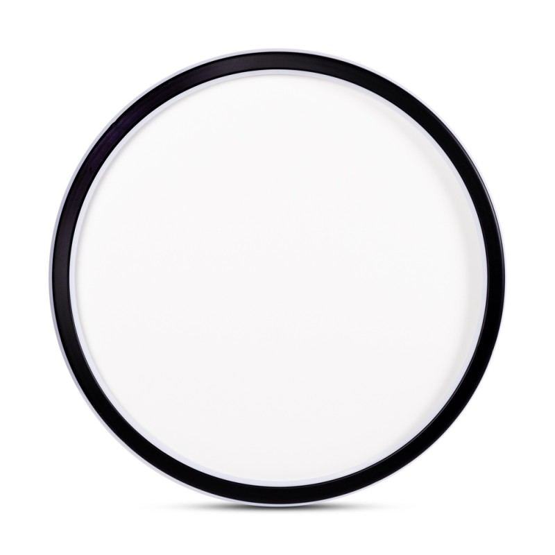 plafoniera mia led 68w 50cm 3000-6000k, negru, erste