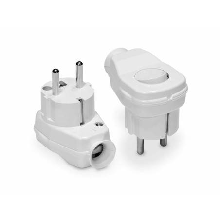 stecher shuko iesire laterala alb, intrerupator wt-16u/lk plastrol