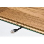 cablu u/utp goobay, cat6, patch cord, 10m, cablu plat, alb