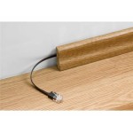 cablu u/utp goobay, cat6, patch cord, 10m, cablu plat, alb