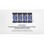 acumulator industrial li-ion terminal cu varf 16340 3.7v 650mah xtar