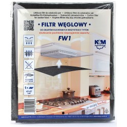 filtru de carbon pentru hota de bucatarie 47x57 mm, k&m