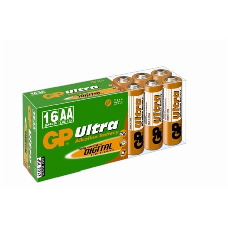 baterie alcalina ultra r6 (aa) 16 buc/cutie gp