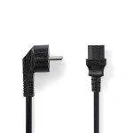 cablu de alimentare 3 x 1.5 mm² schuko tata cotit - iec-320-c13 2.0 m negru nedis cablu de alimentare 3 x 1.5 mm² schuko tata cotit - iec-320-c13 2.0 m negru nedis