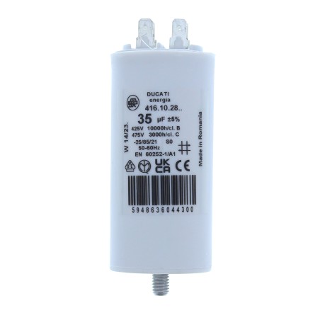 condensator pornire motor 425v 35uf cu pin, ducati energia 416102864