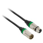 cablu profesional xlr tata - xlr mama 1m