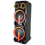 boxa portabila 2x10" bluetooth/aux/usb + mic wireless uhf