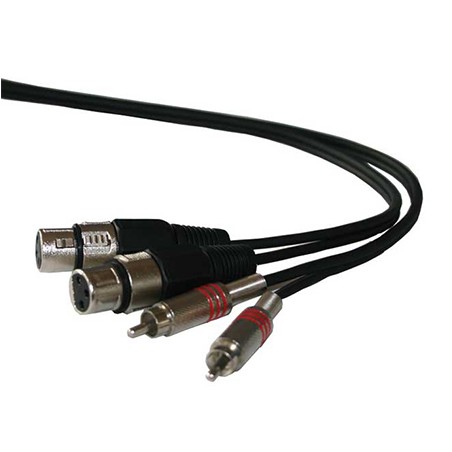 cablu 2rca tata/2xlr mama 3m