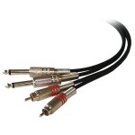 cablu 2rca tata/2jack 6.35 mono 5m