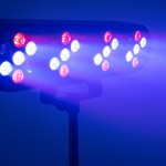 led bar 4x7x1w rgbw + trepied