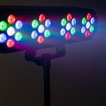 led bar 4x7x1w rgbw + trepied