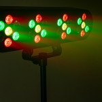 led bar 4x7x1w rgbw + trepied