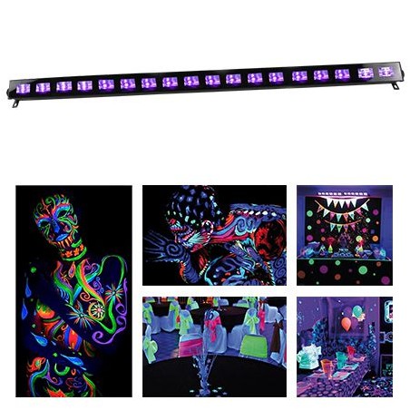 led bar uv 18 x 3w