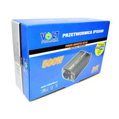 Invertoare auto, Invertor auto convertor 24v 220v IPS 500 1 x USB -6, dioda.ro