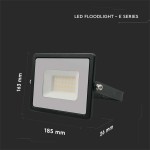 reflector led smd 30w 4000k ip65 - negru reflector led smd 30w 4000k ip65 - negru