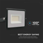 reflector led smd 30w 4000k ip65 - negru reflector led smd 30w 4000k ip65 - negru