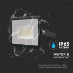 reflector led smd 30w 4000k ip65 - negru reflector led smd 30w 4000k ip65 - negru