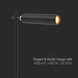lampa birou magnetic 3w 4000k - negru