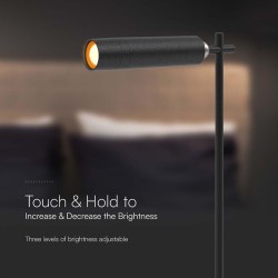 lampa birou magnetic 3w 4000k - negru