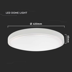 plafoniera led 30w 4000k ip44 cu senzor de miscare