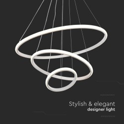 candelabru led 32w 3000k 60x40x100cm - alb