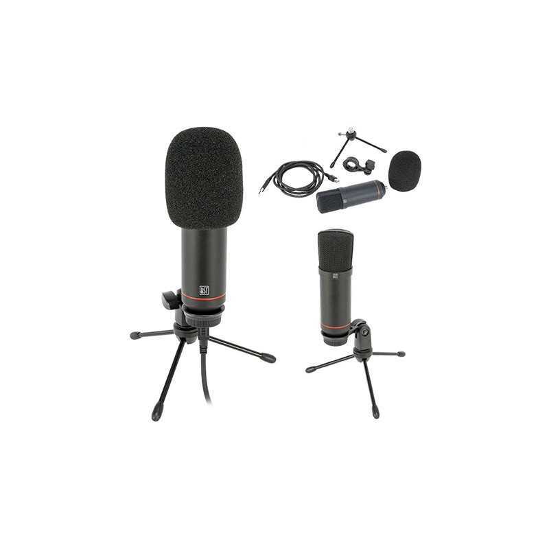 microfon usb pentru streaming si podcast