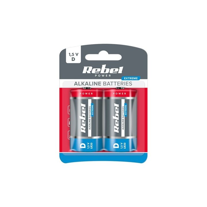 baterie superalcalina extreme r20 blister 2 b