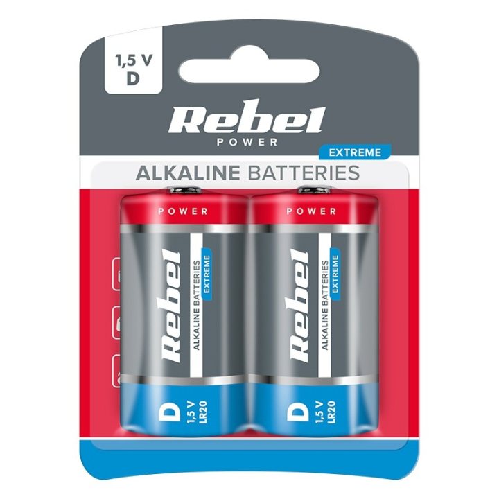 baterie superalcalina extreme r20 blister 2 b