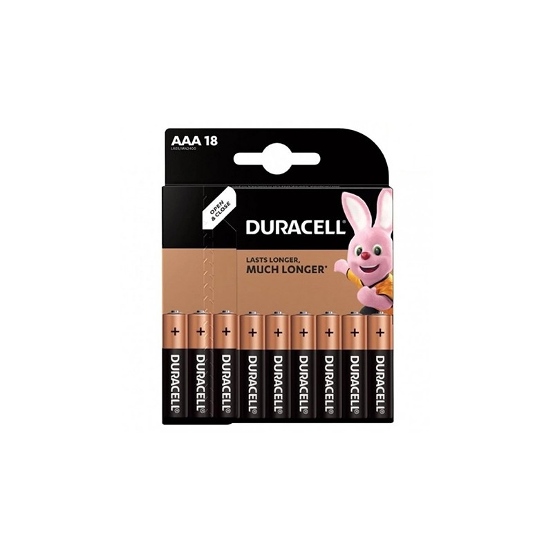 baterie alcalina duracell lr03 blister 18 buc