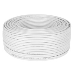 cablu coaxial 3c2v alb