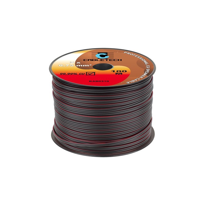 cablu difuzor negru 0.75mm cu